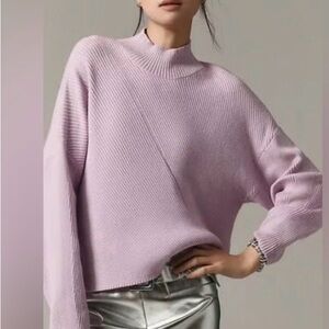 Anthropologie The Meredith Mock-Neck Sweater by Maeve